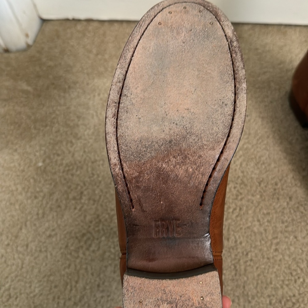 Frye Brown Leather Roper Boot - Picture 5 of 7